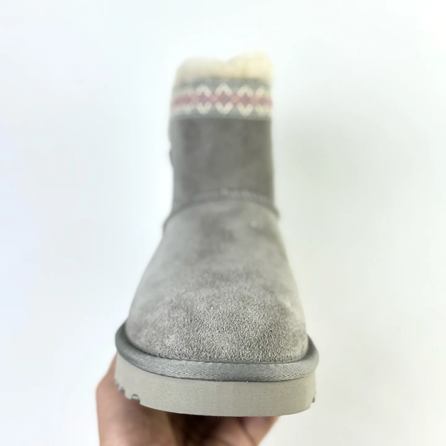 Local 💰560 Guangzhou top version ❗UGG Classic Novelty cow split leather fashionable round toe snow boots women’s style arrived